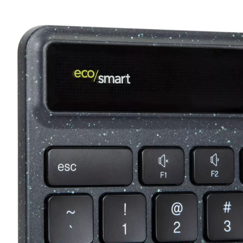 Targus EcoSmart AKB868FR klaviatuur Universaalne Bluetooth AZERTY Prantsuse Must