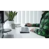 Targus EcoSmart AKB868FR klaviatuur Universaalne Bluetooth AZERTY Prantsuse Must