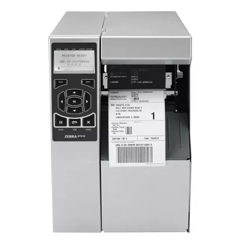 Sildiprinter Zebra ZT510 Termosiirdetrükk 300×300 DPI, 305 mm/s, 104 mm prindilaius, Ethernet, Bluetooth, LCD, hall