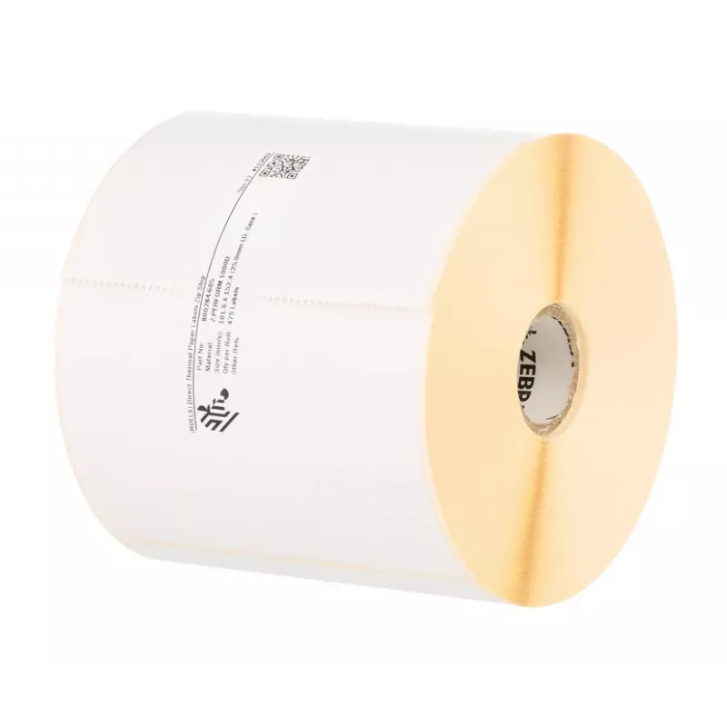 Zebra Z-Perform 1000D valge isekleepuv printerisilt