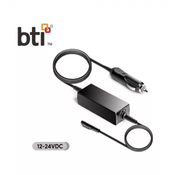 Auto laadija Origin BTI 100W Microsoft Surface Laptop, Surface Book, Surface Pro ja Surface Pro X jaoks, must