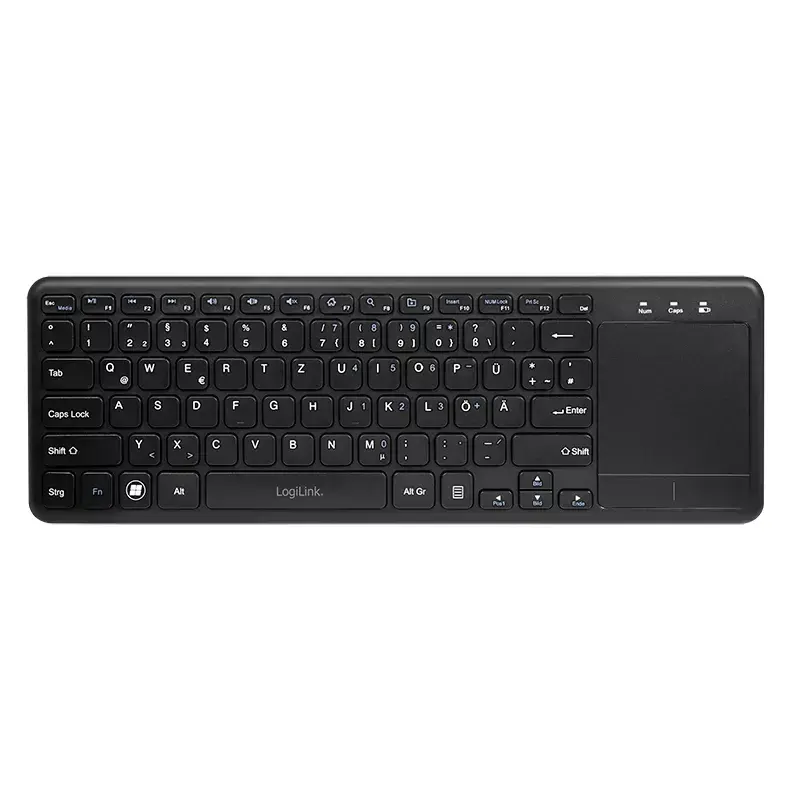 Klaviatuur LogiLink ID0188 Home RF Wireless QWERTZ Must