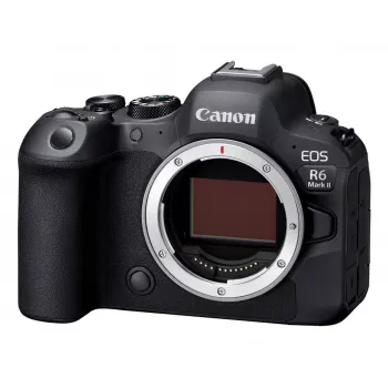 Peeglita kaamera Canon EOS R6 Mark II (MILC korpus) – 24,2 MP, CMOS, 4K video, 3-tolline puuteekraan, Wi‑Fi, 1/8000 s säriaeg, 0,588 kg, must
