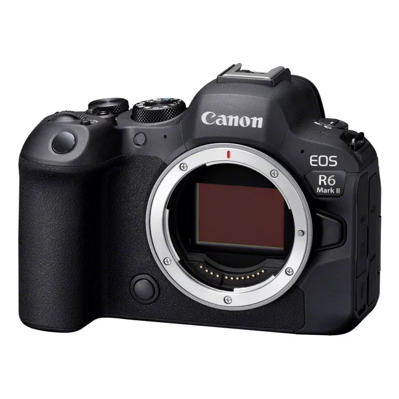 Peeglita kaamera Canon EOS R6 Mark II (MILC korpus) – 24,2 MP, CMOS, 4K video, 3-tolline puuteekraan, Wi‑Fi, 1/8000 s säriaeg, 0,588 kg, must