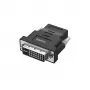 Hama 00200338 kaabelsoomuundur DVI-D HDMI Must