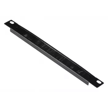 Kaablihalduspaneel EQUIP EZMB-10-B, metall, must, 1U tarvik