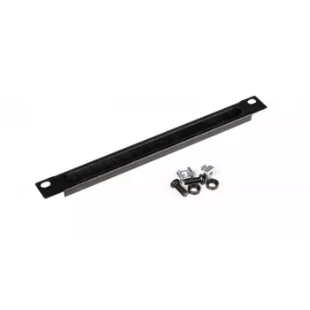 Kaablihalduspaneel EQUIP EZMB-10-B, metall, must, 1U tarvik