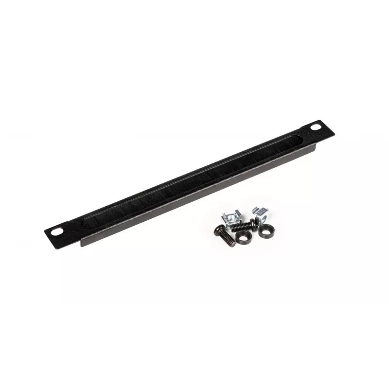 Kaablihalduspaneel EQUIP EZMB-10-B, metall, must, 1U tarvik