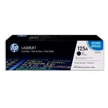 HP 125A 2-pakend Must originaal LaserJet toonerikassetid, 2200 lehekülge, Must, 2 tk