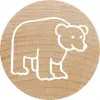 Colop Tempel Colop 165224 Ümmargune Kumm Puit 3 cm