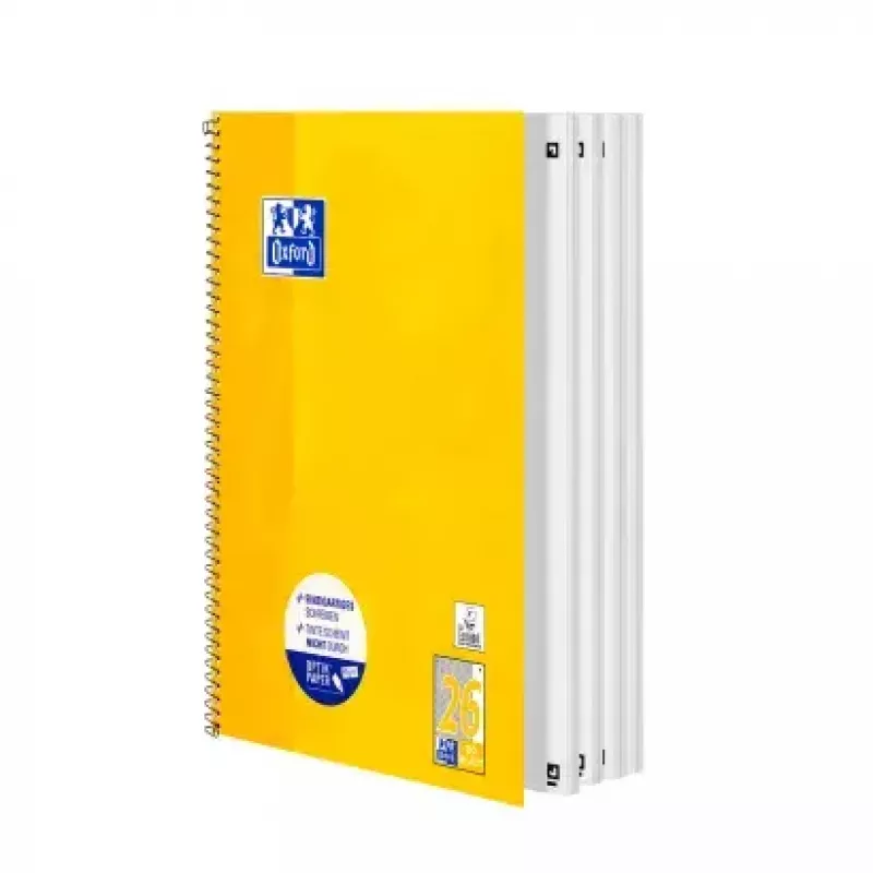 Kirjutusmärkmik Oxford 100050356 A4 80 lehte Kollane