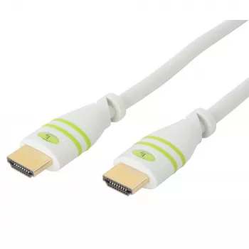 Techly 2m kiire HDMI kaabel Ethernetiga A/A M/M valge ICOC HDMI-4-020WH