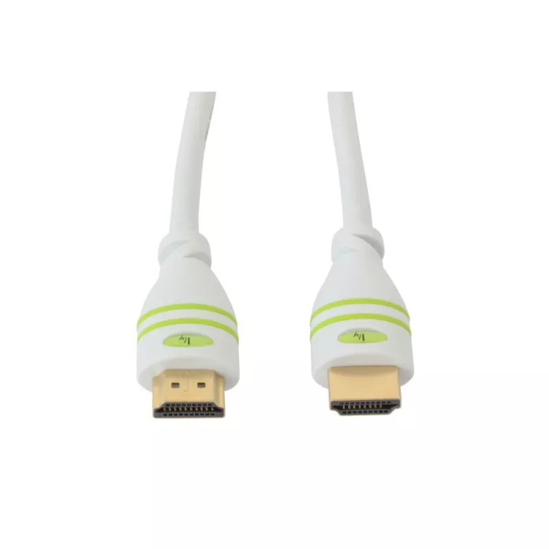 Techly 2m kiire HDMI kaabel Ethernetiga A/A M/M valge ICOC HDMI-4-020WH