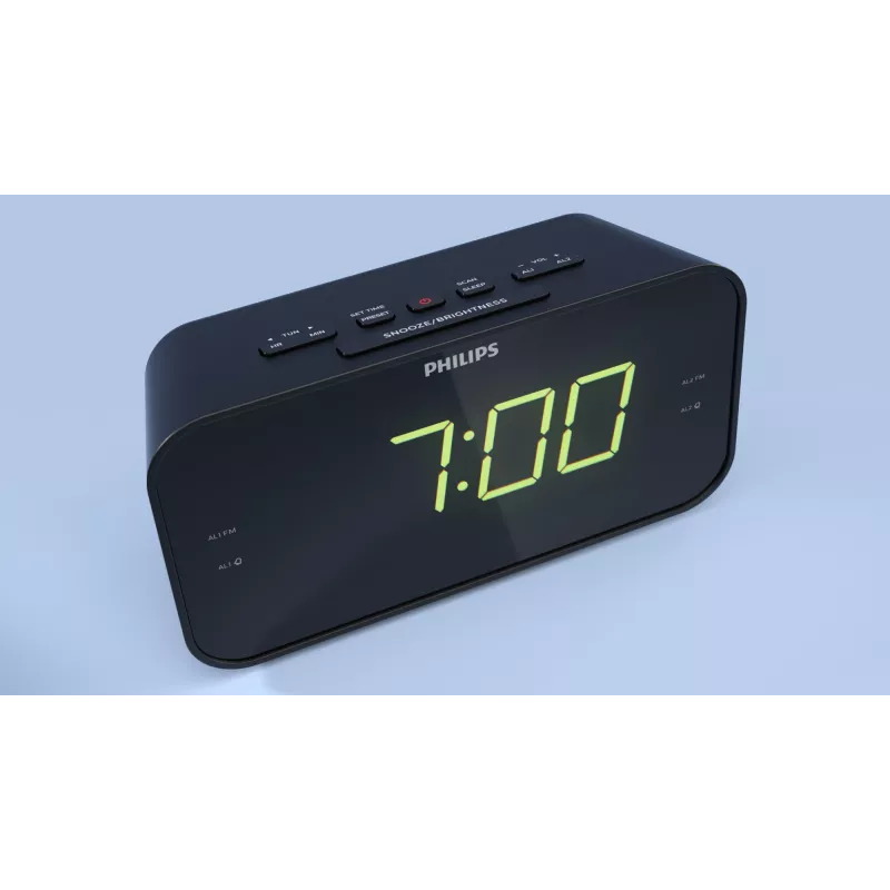 Philips TAR3306/12 äratuskell Digitaalne äratuskell Must