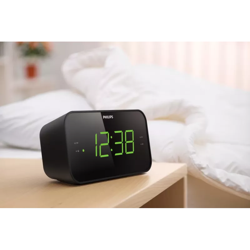 Philips TAR3306/12 äratuskell Digitaalne äratuskell Must