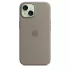 Silikoonümbris Apple iPhone 15 MagSafe Clay kate pruun
