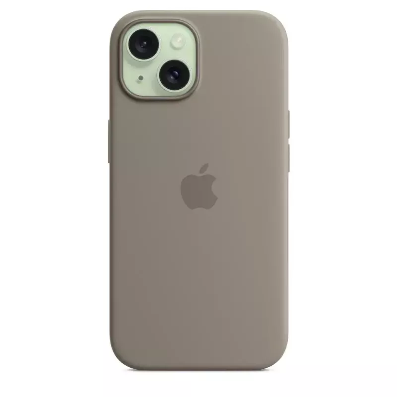 Silikoonümbris Apple iPhone 15 MagSafe Clay kate pruun