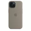 Silikoonümbris Apple iPhone 15 MagSafe Clay kate pruun