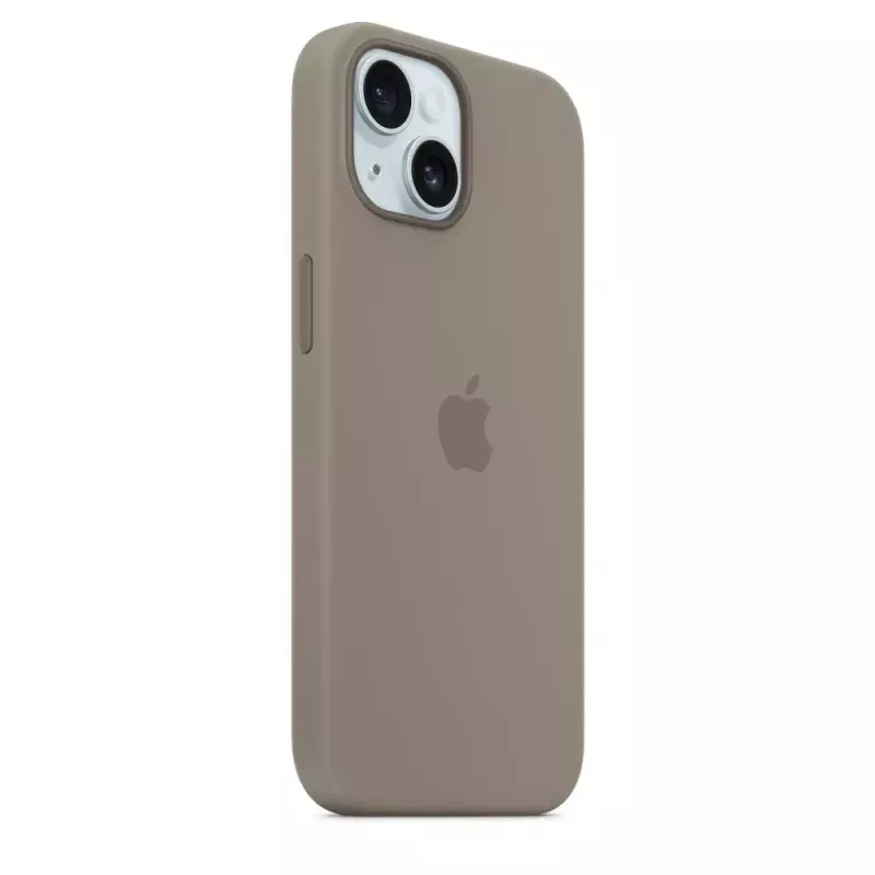 Silikoonümbris Apple iPhone 15 MagSafe Clay kate pruun