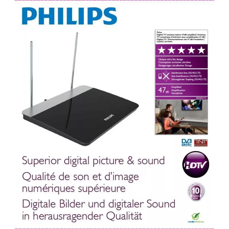 Philips digitaaltelevisiooni antenn SDV6227/12
