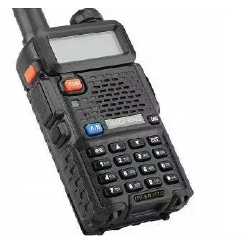 Kaheribaline käsiraadio Baofeng UV-5R HTQ USB-C 5W, 1800 mAh, FM 64–108 MHz, must