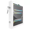 Veereva käru korpus iPad Pro 13 tolli jaoks — ram mount Apex Rise Freedom Extended, valge, sobib M4 ja M5, sisaldab 4 võtit