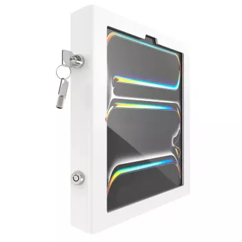 Veereva käru korpus iPad Pro 13 tolli jaoks — ram mount Apex Rise Freedom Extended, valge, sobib M4 ja M5, sisaldab 4 võtit