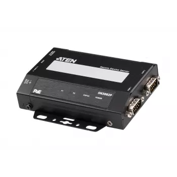 ATEN 2-pordiline RS-232 turvaline seadmeserver PoE-ga