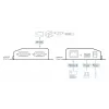 ATEN 2-pordiline RS-232 turvaline seadmeserver PoE-ga