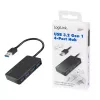 LogiLink USB 3.2 Gen1 4-pordiline jaotur must 5000 Mbit/s ABS