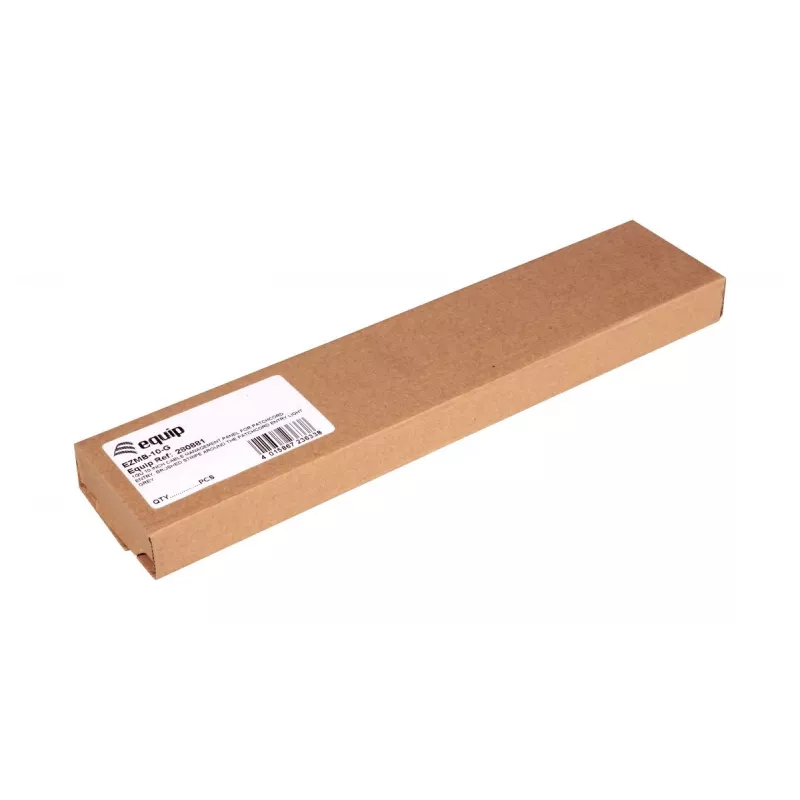 Kaablihalduspaneel EQUIP EZMB-10-G — metall, hall, 1U, 60 g