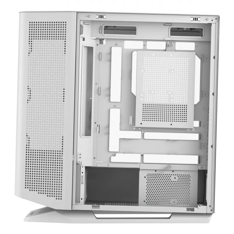 PC Midi Tower korpus Cougar FV270 — Valge, toetab ATX/EATX/Micro-ITX, 2×3.5 tolli + 2×2.5 tolli, 120/140 mm ventilaatorid