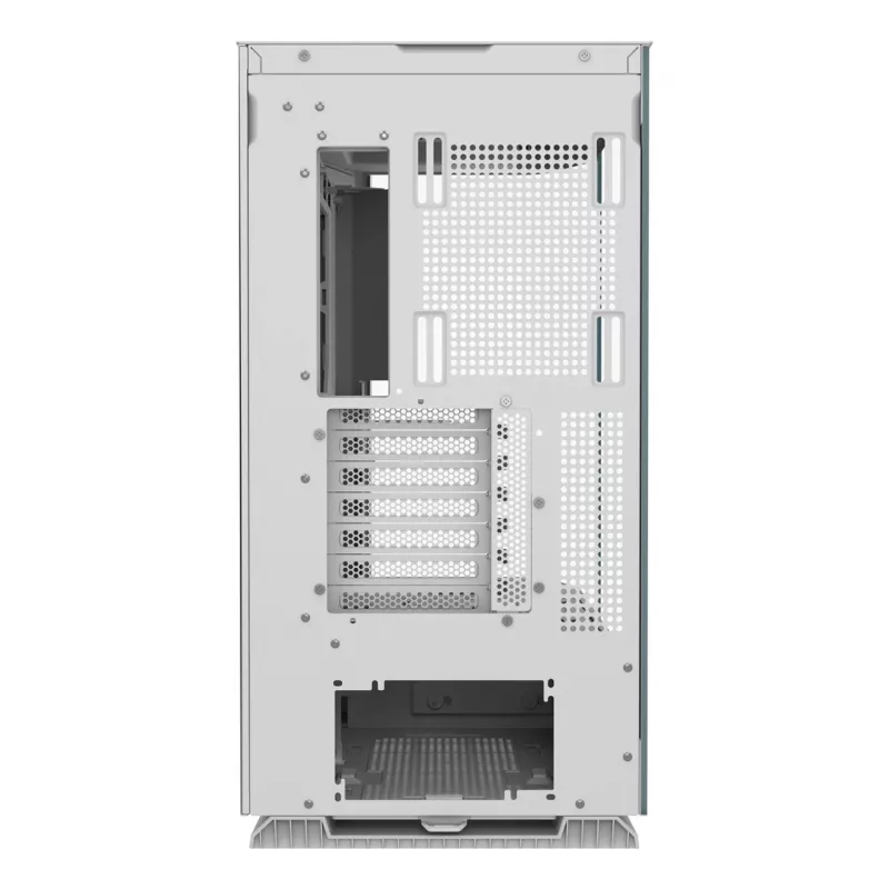 PC Midi Tower korpus Cougar FV270 — Valge, toetab ATX/EATX/Micro-ITX, 2×3.5 tolli + 2×2.5 tolli, 120/140 mm ventilaatorid