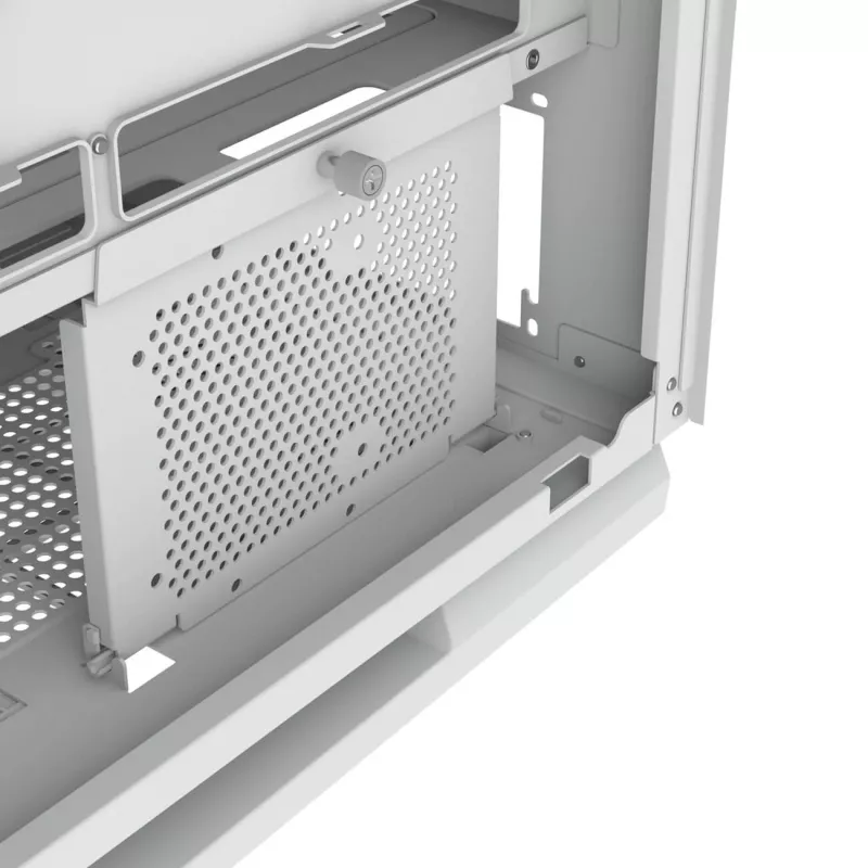 PC Midi Tower korpus Cougar FV270 — Valge, toetab ATX/EATX/Micro-ITX, 2×3.5 tolli + 2×2.5 tolli, 120/140 mm ventilaatorid