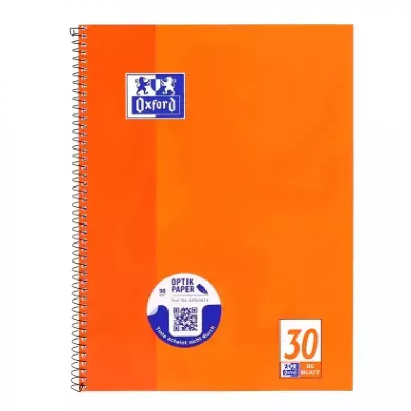 Kirjutusmärkmik Oxford 100050359 A4 80 lehte oranž