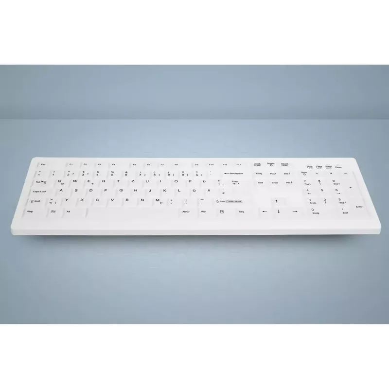 Contour Design Active Key AK-C8100FA-UVS-W/GE klaviatuur Meditsiiniline USB QWERTY Ühendkuningriigi inglise Valge