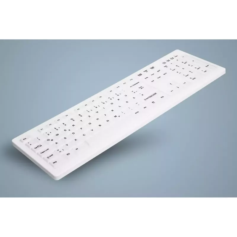 Contour Design Active Key AK-C8100FA-UVS-W/GE klaviatuur Meditsiiniline USB QWERTY Ühendkuningriigi inglise Valge