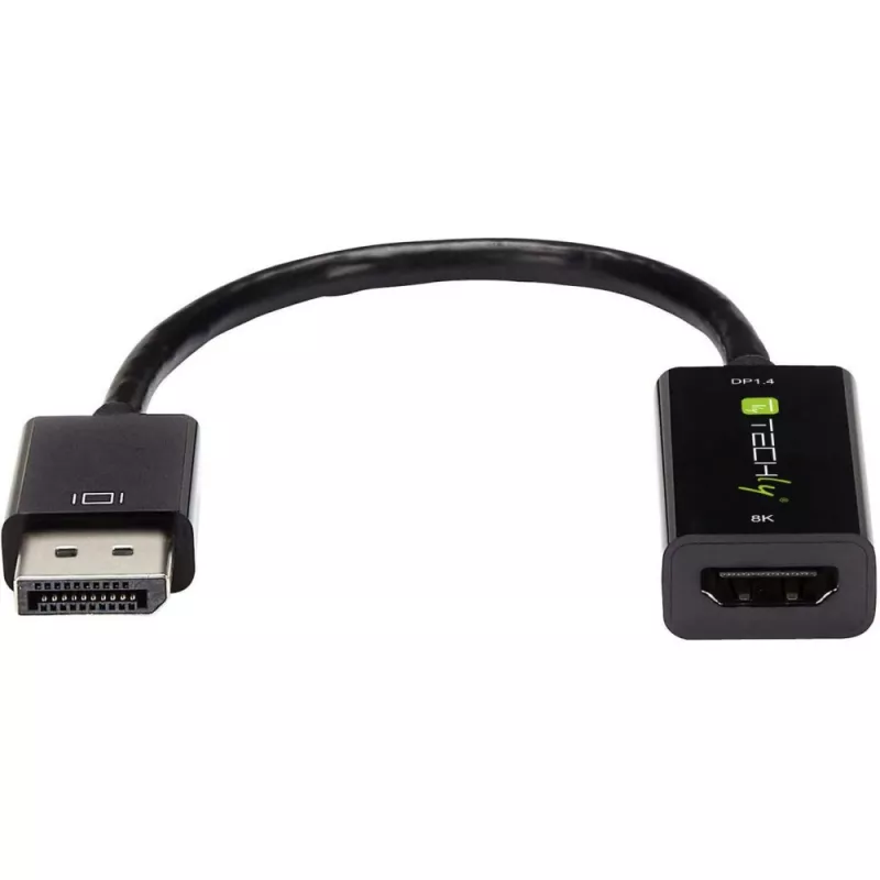 Techly IADAP DP-HDMIF8K videokaabli adapter 0.2 m DisplayPort HDMI Type A (Standard) Must