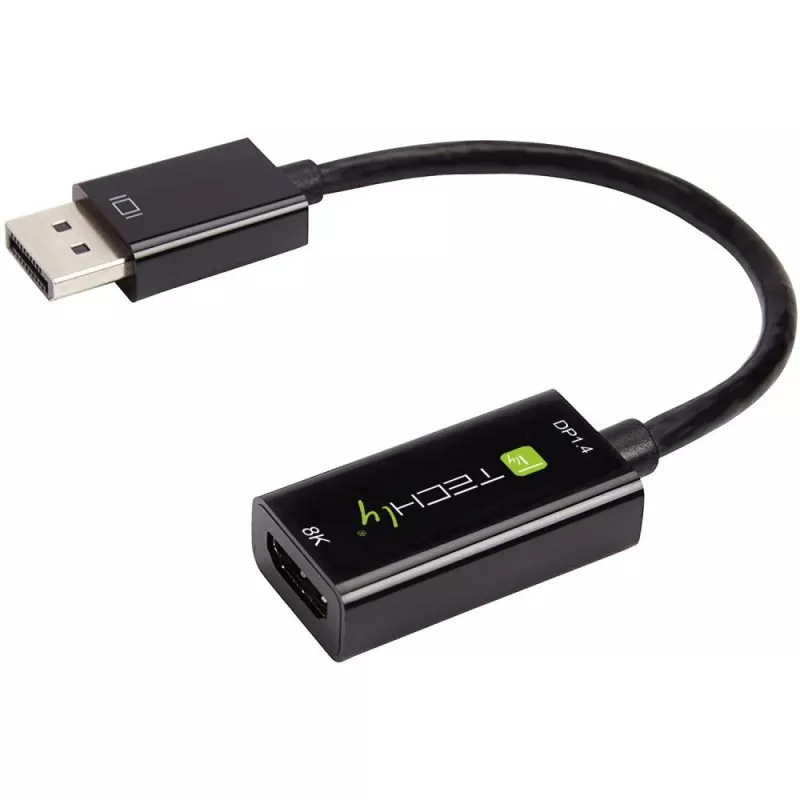Techly IADAP DP-HDMIF8K videokaabli adapter 0.2 m DisplayPort HDMI Type A (Standard) Must