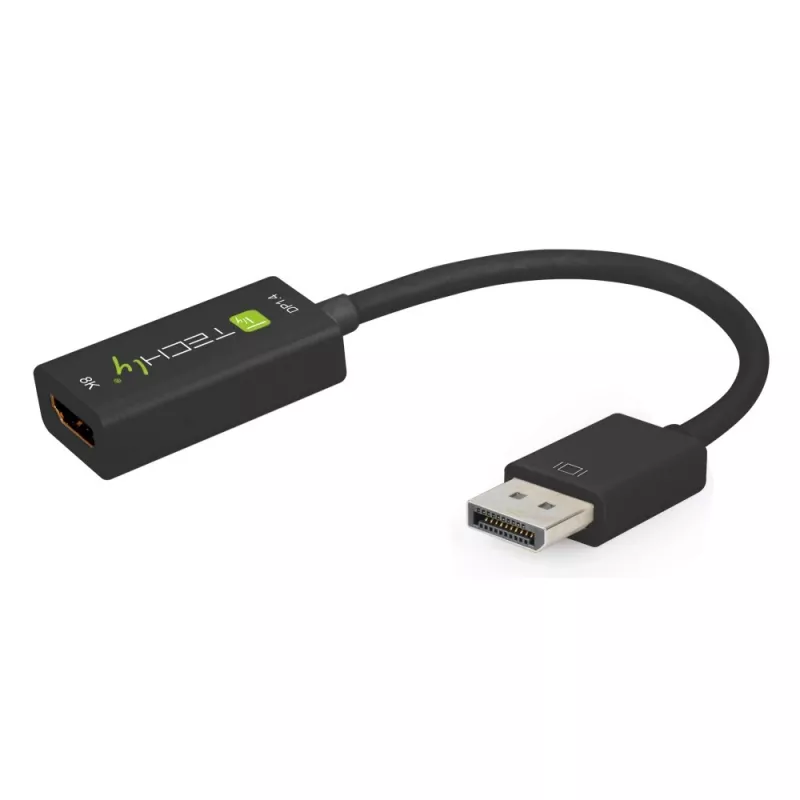 Techly IADAP DP-HDMIF8K videokaabli adapter 0.2 m DisplayPort HDMI Type A (Standard) Must