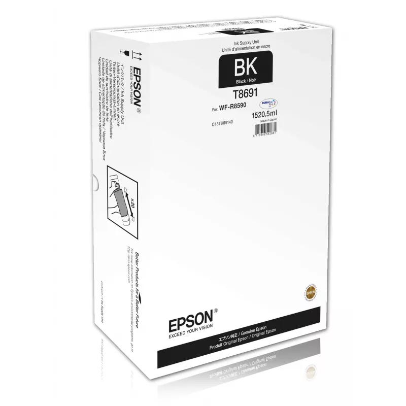 Epsoni must XXL tindivarustusüksus, eriti (super) suur mahutavus, must, pigmenttint, 1520,5 ml, 1 tk