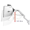 Ergotron HX seeria HX KÄEPIDE VÄGA RASKEKOORMUSEGA PIVOT SEINAVALGE 1000R 57-tollistele KUVERITELE