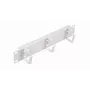 Kaablirõngas EQUIP EZMR-10-G 19-tollisele riiulile, metallkorpus, valge
