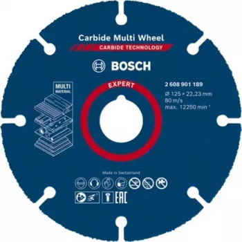 Bosch 2 608 901 189 pöörleva tööriista lihvimis-/lihvimistarvik Plastik, Puit Lõikeketas