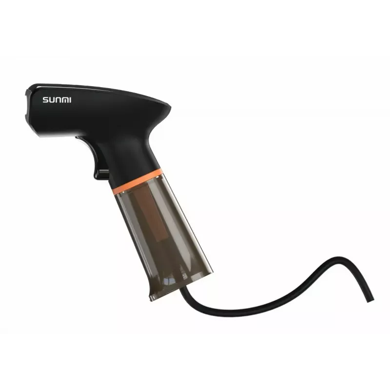 Käsiskanner vöötkoodidele SUNMI U2 2D USB must — jaemüügi pildiskanner, juhtmega USB-ühendus