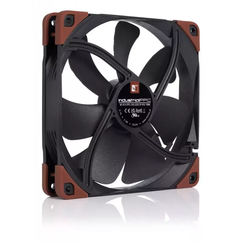 Ventilaator Noctua NF-A14 14 cm 500-2000 p/min Must Pruun