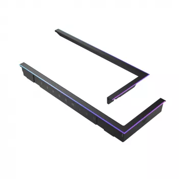RGB-valgustuse täienduskomplekt ASUS TUF GAMING GT502 Horizon — ARGB 3 kontaktiga, 5 V, 1,44 A, magnetkinnitus, ühildub Midi Toweriga, must