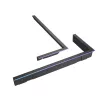 RGB-valgustuse täienduskomplekt ASUS TUF GAMING GT502 Horizon — ARGB 3 kontaktiga, 5 V, 1,44 A, magnetkinnitus, ühildub Midi Toweriga, must