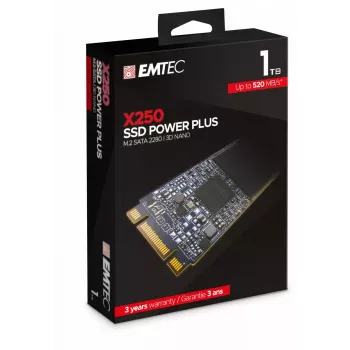SSD-ketas Emtec 1 TB M.2 Serial ATA III X250