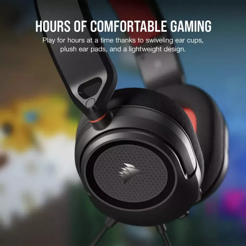Peakomplekt Corsair HS35 v2 Wired Gaming sinine 1.8m kaabel 470g